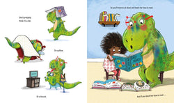 Never show a T rex a book by Rashmi Sirdeshpande