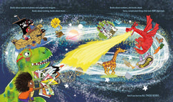 Never show a T rex a book by Rashmi Sirdeshpande
