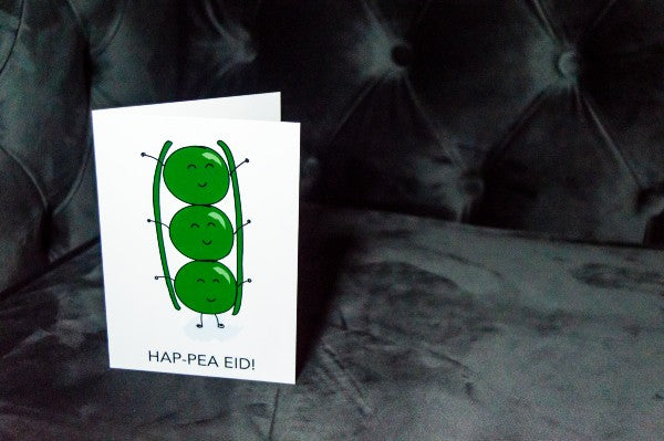 Hap-Pea Eid Greeting Card